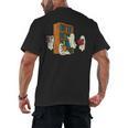Ghosts Reading Books Teacher Halloween Librarian Boooks Men's Back Print T-Shirt, trending gift Ghosts Reading Books Teacher Halloween Librarian Boooks Men's Back Print T-Shirt, trending gift