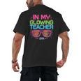 In My Glowing Teacher Era Groovy Colorful Bright Men's Back Print T-Shirt, trending gift In My Glowing Teacher Era Groovy Colorful Bright Men's Back Print T-Shirt, trending gift