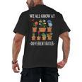 We All Grow At Different Rates Back To School Teacher Men's Back Print T-Shirt, trending gift We All Grow At Different Rates Back To School Teacher Men's Back Print T-Shirt, trending gift