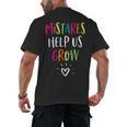 Growth Mindset Positive Back To School Teacher Student Men's Back Print T-Shirt, trending gift Growth Mindset Positive Back To School Teacher Student Men's Back Print T-Shirt, trending gift