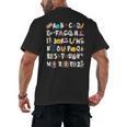 Halloween Alphabet ABCs Learning Kindergarten Teacher Men Women Kids Men's Back Print T-Shirt, trending gift Halloween Alphabet ABCs Learning Kindergarten Teacher Men Women Kids Men's Back Print T-Shirt, trending gift