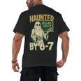 Halloween Costume Haunted By 67 Ghost Math Teacher Professor Men's Back Print T-Shirt, trending gift