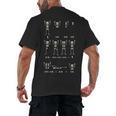 Halloween Skeleton Math Fraction Teacher Men Women Men's Back Print T-Shirt, trending gift
