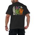 Halloween SPED Teacher Boo In ASL Boo Hands Sign Language Men's Back Print T-Shirt, trending gift