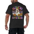 Halloween Teacher You Can't Scare Me I Teach Fifth Grade Men's Back Print T-Shirt, trending gift Halloween Teacher You Can't Scare Me I Teach Fifth Grade Men's Back Print T-Shirt, trending gift