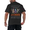 Halloween Teacher Creepin It Real With My 4th Grade Monsters Men's Back Print T-Shirt, trending gift