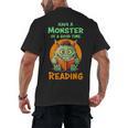 Halloween Teacher Librarian Monster Reading Books Men Women Kids Men's Back Print T-Shirt, trending gift Halloween Teacher Librarian Monster Reading Books Men Women Kids Men's Back Print T-Shirt, trending gift