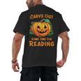 Halloween Teacher Librarian Pumpkin Reading Books Men Women Kids Men's Back Print T-Shirt, trending gift Halloween Teacher Librarian Pumpkin Reading Books Men Women Kids Men's Back Print T-Shirt, trending gift