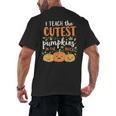 Halloween Teacher I Teach The Cutest Pumpkins In The Patch Men's Back Print T-Shirt, trending gift Halloween Teacher I Teach The Cutest Pumpkins In The Patch Men's Back Print T-Shirt, trending gift