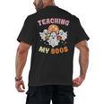 Halloween Teacher Teaching My Boos Costume Teacher Men Women Men's Back Print T-Shirt, trending gift Halloween Teacher Teaching My Boos Costume Teacher Men Women Men's Back Print T-Shirt, trending gift