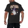 Halloween Teacher Trade Students For Candy Costume Women Men's Back Print T-Shirt, trending gift