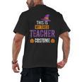 Halloween Teachers This Is My Tired Teacher Costume Men's Back Print T-Shirt, trending gift Halloween Teachers This Is My Tired Teacher Costume Men's Back Print T-Shirt, trending gift