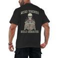 Halloween Weird Teachers Build Character Costume Men Women Men's Back Print T-Shirt, trending gift Halloween Weird Teachers Build Character Costume Men Women Men's Back Print T-Shirt, trending gift