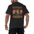 Hangin With My Cookies Gingerbread Women Christmas Teacher Men's Back Print T-Shirt, trending gift Hangin With My Cookies Gingerbread Women Christmas Teacher Men's Back Print T-Shirt, trending gift