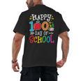 Happy 100th Day Of School Teachers 100 Days Of School Kids Men's Back Print T-Shirt, trending gift
