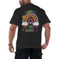 Happy 50th Days Of School Rainbow Teacher 50 Days Smarter Men's Back Print T-Shirt, trending gift Happy 50th Days Of School Rainbow Teacher 50 Days Smarter Men's Back Print T-Shirt, trending gift