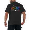 Happy Fri-Yay Fri Yay Teacher Student Friday Weekend Men's Back Print T-Shirt, trending gift Happy Fri-Yay Fri Yay Teacher Student Friday Weekend Men's Back Print T-Shirt, trending gift