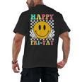 Happy Fri-Yay Teacher Friday Weekend School Men's Back Print T-Shirt, trending gift Happy Fri-Yay Teacher Friday Weekend School Men's Back Print T-Shirt, trending gift
