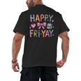Happy Fri-Yay Teacher Fry Yay Friday Weekend Cute Fri-Yay Men's Back Print T-Shirt, trending gift