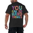 You Can Do Hard Things School Student Teachers Men's Back Print T-Shirt, trending gift You Can Do Hard Things School Student Teachers Men's Back Print T-Shirt, trending gift