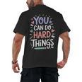 You Can Do Hard Things Test Day Teacher Kids Men's Back Print T-Shirt, trending gift You Can Do Hard Things Test Day Teacher Kids Men's Back Print T-Shirt, trending gift