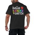 Hello Kindergarten Team Kinder Back To School Teacher Kids Men's Back Print T-Shirt, trending gift