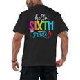 Hello Sixth Grade Cute Back To School 6th Grade Teacher Kids Men's Back Print T-Shirt, trending gift
