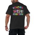 Helping Little Minds Grow Teacher Life Back To School Men's Back Print T-Shirt, trending gift Helping Little Minds Grow Teacher Life Back To School Men's Back Print T-Shirt, trending gift