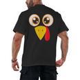 Hilarious Turkey Halloween Thanksgiving Teacher Nurse Men's Back Print T-Shirt, trending gift Hilarious Turkey Halloween Thanksgiving Teacher Nurse Men's Back Print T-Shirt, trending gift