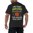 I'm That Awesome Paraeducator Teacher Men's Back Print T-Shirt, trending gift I'm That Awesome Paraeducator Teacher Men's Back Print T-Shirt, trending gift