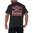 I'm A Teacher And A Marathon Runner Don't Underestimate Me Men Women Men's Back Print T-Shirt, trending gift I'm A Teacher And A Marathon Runner Don't Underestimate Me Men Women Men's Back Print T-Shirt, trending gift