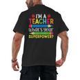 I'm A Teacher What's Your Superpower Back To School Men's Back Print T-Shirt, trending gift I'm A Teacher What's Your Superpower Back To School Men's Back Print T-Shirt, trending gift
