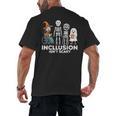 Inclusion Isn't Scary SLP Halloween Costume Sped Teacher Men's Back Print T-Shirt, trending gift Inclusion Isn't Scary SLP Halloween Costume Sped Teacher Men's Back Print T-Shirt, trending gift