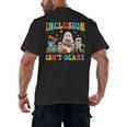 Inclusion Isn't Scary SLP Halloween Sped Teacher Therapy Men's Back Print T-Shirt, trending gift Inclusion Isn't Scary SLP Halloween Sped Teacher Therapy Men's Back Print T-Shirt, trending gift