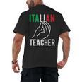 Italian Teacher Italy Italia Back To School First Day Men's Back Print T-Shirt, trending gift Italian Teacher Italy Italia Back To School First Day Men's Back Print T-Shirt, trending gift