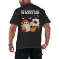 It's A Bootiful Day To Make Art Groovy Art Teacher Halloween Men's Back Print T-Shirt, trending gift It's A Bootiful Day To Make Art Groovy Art Teacher Halloween Men's Back Print T-Shirt, trending gift