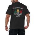 It's Never Too Early For Christmas Music Teacher Men's Back Print T-Shirt, trending gift