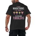 Just Kidding I Chase Toddlers Daycare Provider Nanny Teacher Men's Back Print T-Shirt, trending gift