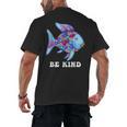 Be Kind Rainbow Fish Teacher Life Teaching Back To School Men's Back Print T-Shirt, trending gift Be Kind Rainbow Fish Teacher Life Teaching Back To School Men's Back Print T-Shirt, trending gift