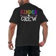 Kinder Crew Kindergarten Teacher 1st Day Of School Men's Back Print T-Shirt, trending gift Kinder Crew Kindergarten Teacher 1st Day Of School Men's Back Print T-Shirt, trending gift