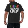 Kinder Crew Shirt Kindergarten Boy Girl Student Teacher Men's Back Print T-Shirt, trending gift