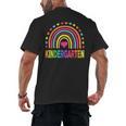Kindergarten Rainbow Girls Boys Teacher Team Kinder Squad Men's Back Print T-Shirt, trending gift Kindergarten Rainbow Girls Boys Teacher Team Kinder Squad Men's Back Print T-Shirt, trending gift