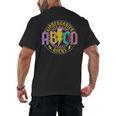 Kindergarten Rocks ABCD Back To School Rock Teacher Men's Back Print T-Shirt, trending gift Kindergarten Rocks ABCD Back To School Rock Teacher Men's Back Print T-Shirt, trending gift