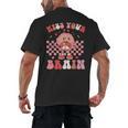 Kiss Your Brain Valentines Test Day Teacher Squad Kids Men's Back Print T-Shirt, trending gift Kiss Your Brain Valentines Test Day Teacher Squad Kids Men's Back Print T-Shirt, trending gift