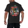 Let's Learn Today Teacher Motivational Back To School Men's Back Print T-Shirt, trending gift Let's Learn Today Teacher Motivational Back To School Men's Back Print T-Shirt, trending gift