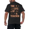 The Life Of A Teacher Back To School Women Men Men's Back Print T-Shirt, trending gift