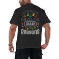 I Love My Job For All The Little Reasons Kid Daycare Teacher Men's Back Print T-Shirt, trending gift