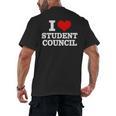 I Love Student Council Student Teacher Men's Back Print T-Shirt, trending gift I Love Student Council Student Teacher Men's Back Print T-Shirt, trending gift