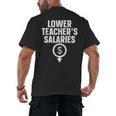 Lower Teacher's Salaries For Men Women Kids Men's Back Print T-Shirt, trending gift Lower Teacher's Salaries For Men Women Kids Men's Back Print T-Shirt, trending gift