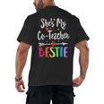 Matching Co-Teacher Best Friend She's My Bestie Work Team Men's Back Print T-Shirt, trending gift Matching Co-Teacher Best Friend She's My Bestie Work Team Men's Back Print T-Shirt, trending gift